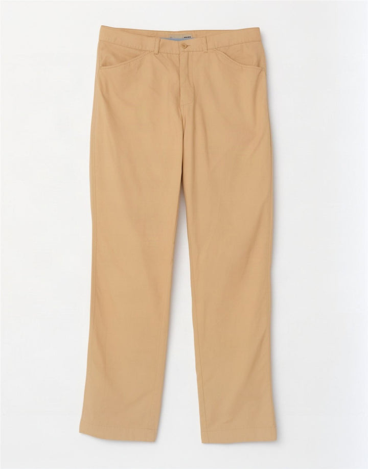 Mash Mens Chino Trousers W36 L34 Beige Cotton
