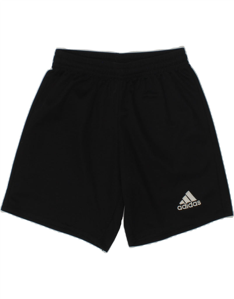 ADIDAS Boys Aeroready Sport Shorts 7-8 Years Black Polyester | Vintage Adidas | Thrift | Second-Hand Adidas | Used Clothing | Messina Hembry 