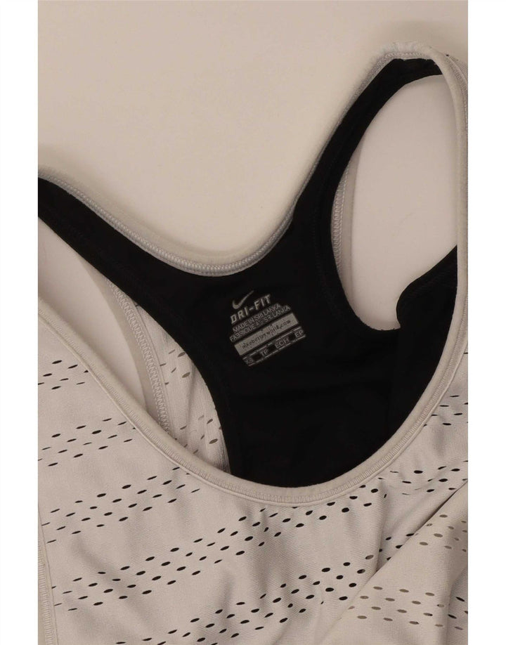 Nike Womens Dri Fit Vest Top UK 6 XS White