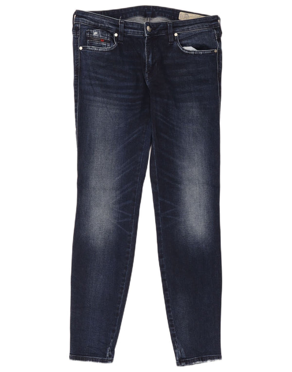 Diesel Womens Gracey Low Waist Super Slim Skinny Jeans W31 L32 Navy Blue