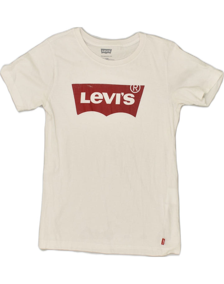 LEVI'S Boys San Francisco Graphic T-Shirt Top 11-12 Years White Cotton | Vintage Levi's | Thrift | Second-Hand Levi's | Used Clothing | Messina Hembry 