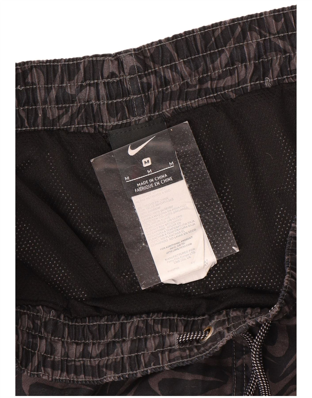 Nike Mens Graphic Sport Shorts Medium Black Polyester