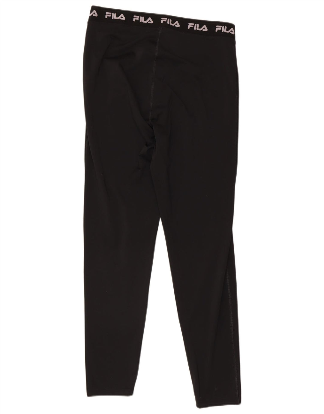 Fila Womens Graphic Leggings UK 16 Large Black