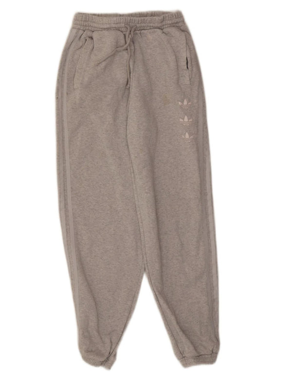 Adidas Womens Graphic Tracksuit Trousers Joggers UK 8 Small  Grey Flecked