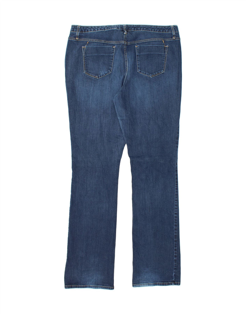 MOSSIMO Womens Long Curvy Bootcut Jeans US 16 2XL W36 L33 Blue Cotton Vintage Mossimo and Second-Hand Mossimo from Messina Hembry 