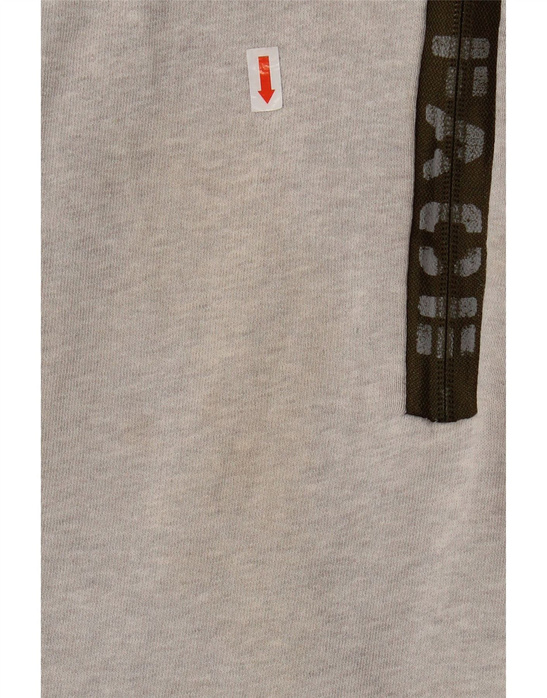 FAT FACE Mens Graphic Zip Neck Sweatshirt Jumper XL Grey Cotton