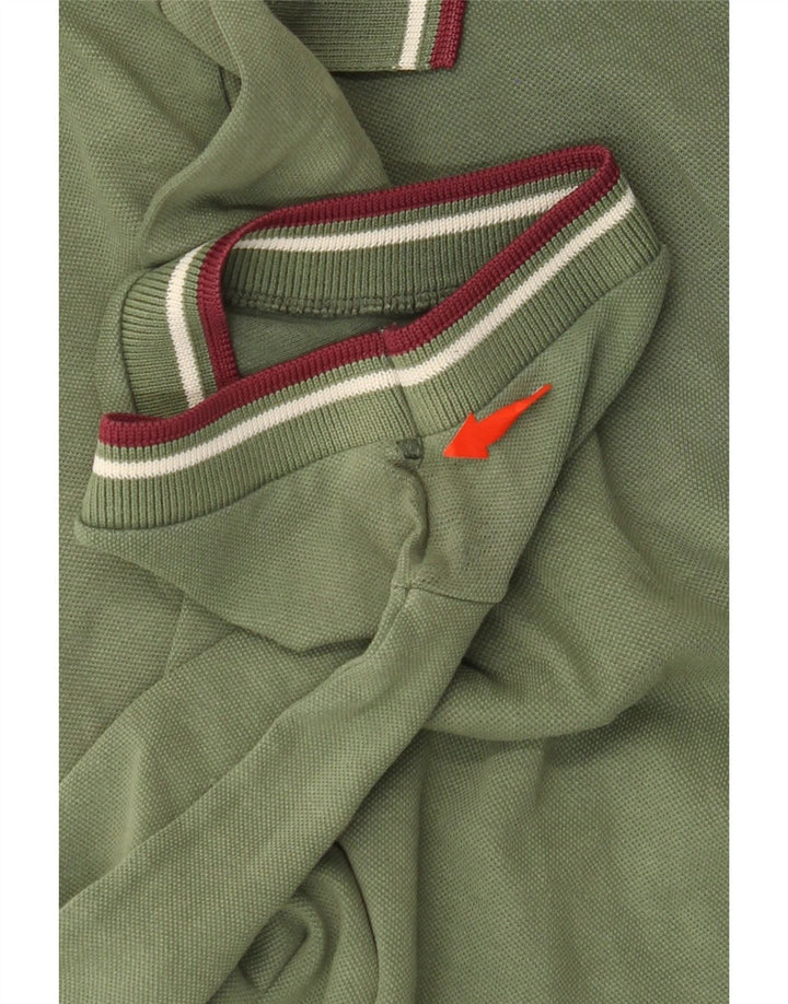 FRED PERRY Mens Polo Shirt Large Green