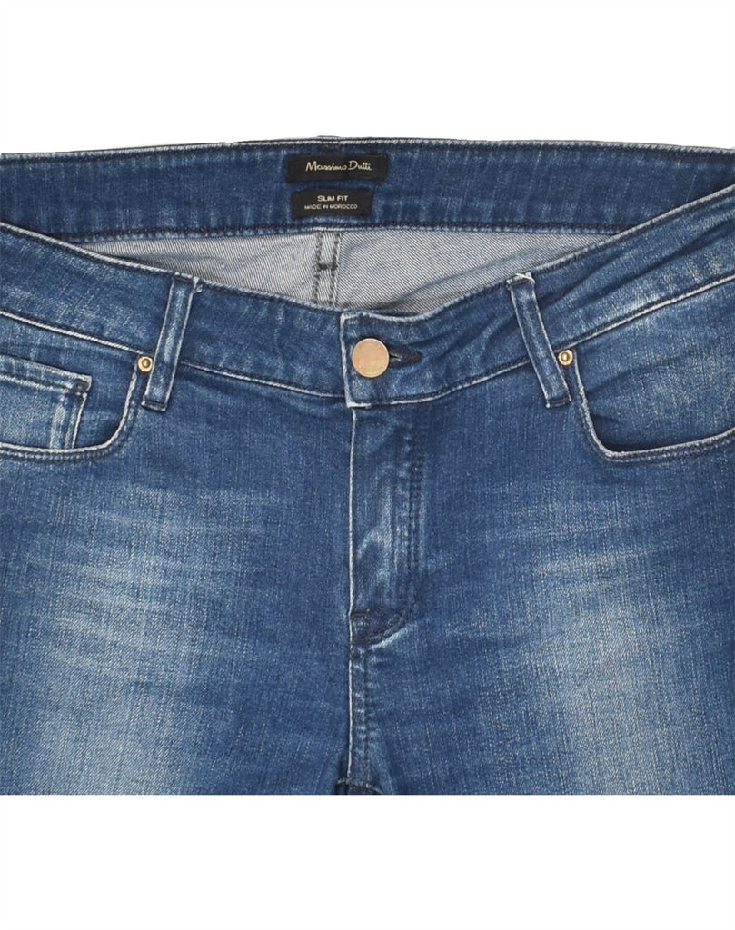 MASSIMO DUTTI Womens Slim Jeans EU 40  Medium W30 L28 Blue | Vintage Massimo Dutti | Thrift | Second-Hand Massimo Dutti | Used Clothing | Messina Hembry 