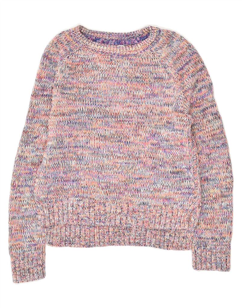 GAP Girls Boat Neck Jumper Sweater 7-8 Years Medium Multicoloured Flecked | Vintage Gap | Thrift | Second-Hand Gap | Used Clothing | Messina Hembry 