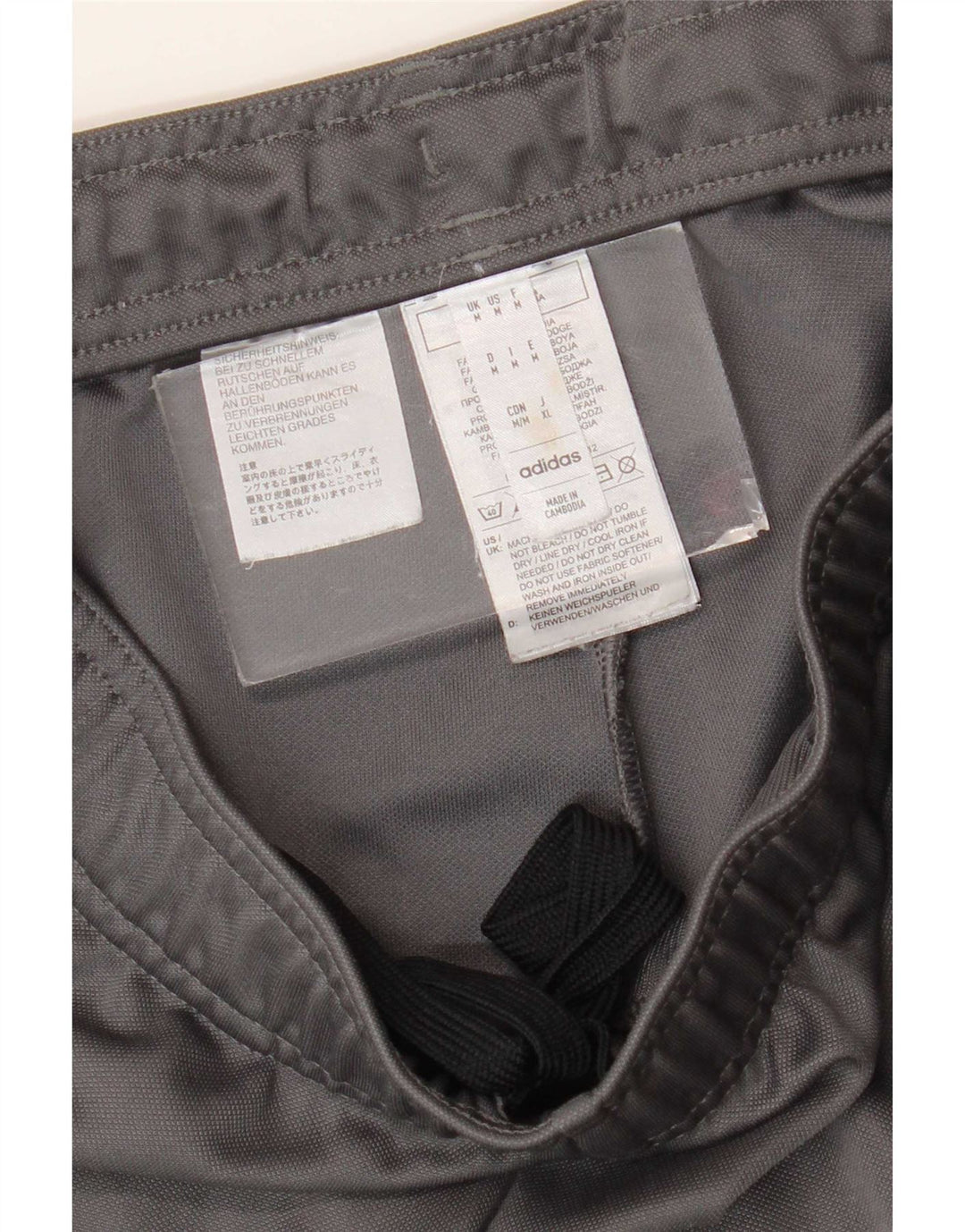 Adidas Mens Aeroready Tracksuit Trousers Medium Grey Polyester