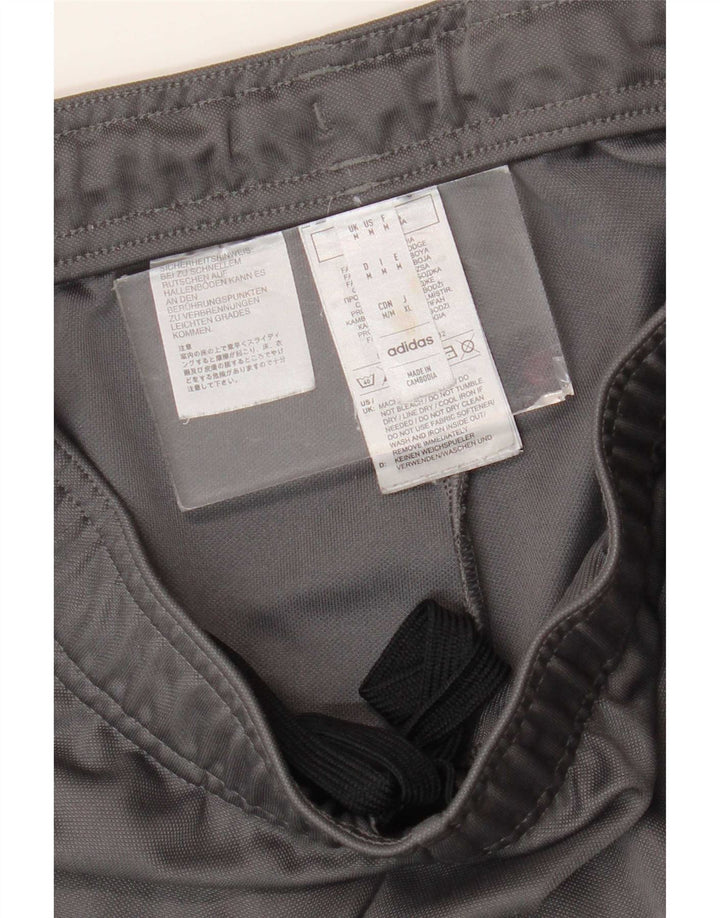 Adidas Mens Aeroready Tracksuit Trousers Medium Grey Polyester