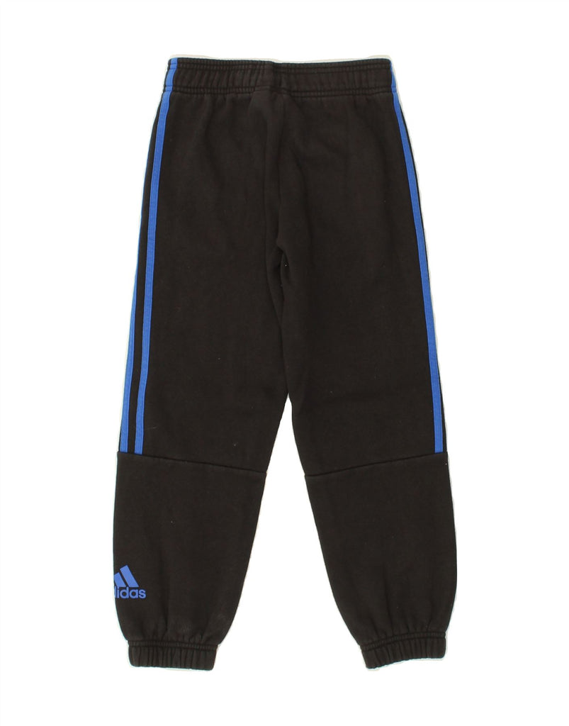 ADIDAS Boys Tracksuit Trousers Joggers 7-8 Years Black Cotton | Vintage Adidas | Thrift | Second-Hand Adidas | Used Clothing | Messina Hembry 