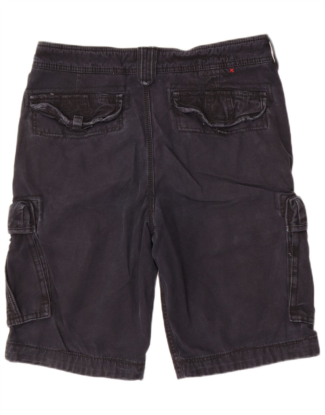 Fat Face Mens Cargo Shorts W34 Large Black Cotton