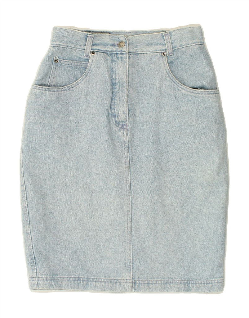 PRISMA Womens Denim Skirt UK 14 Medium W28 Blue Cotton Vintage Prisma and Second-Hand Prisma from Messina Hembry 