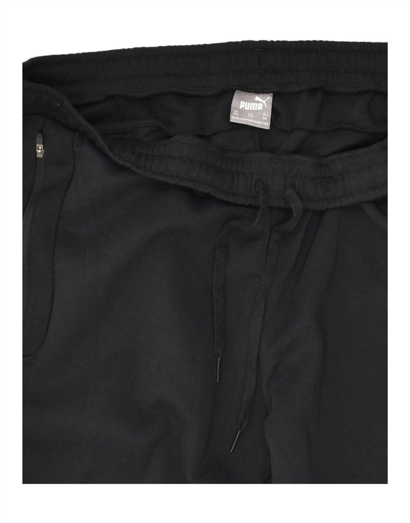 PUMA Mens Tracksuit Trousers 2XL Black | Vintage Puma | Thrift | Second-Hand Puma | Used Clothing | Messina Hembry 