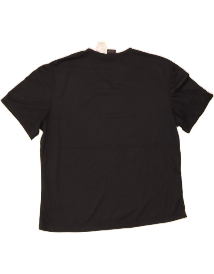 NIKE Womens T-Shirt Top US 12/14 Large Black Polyester Vintage Nike and Second-Hand Nike from Messina Hembry 