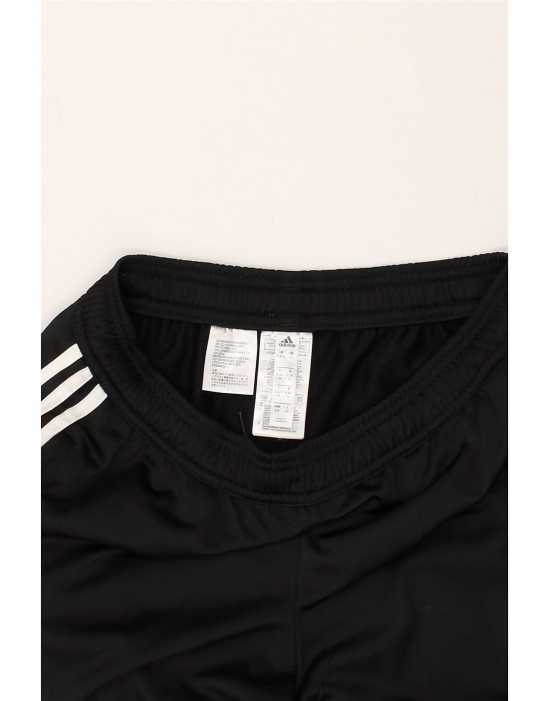 ADIDAS Womens Tracksuit Trousers UK 8/10 Small Black Polyester | Vintage Adidas | Thrift | Second-Hand Adidas | Used Clothing | Messina Hembry 