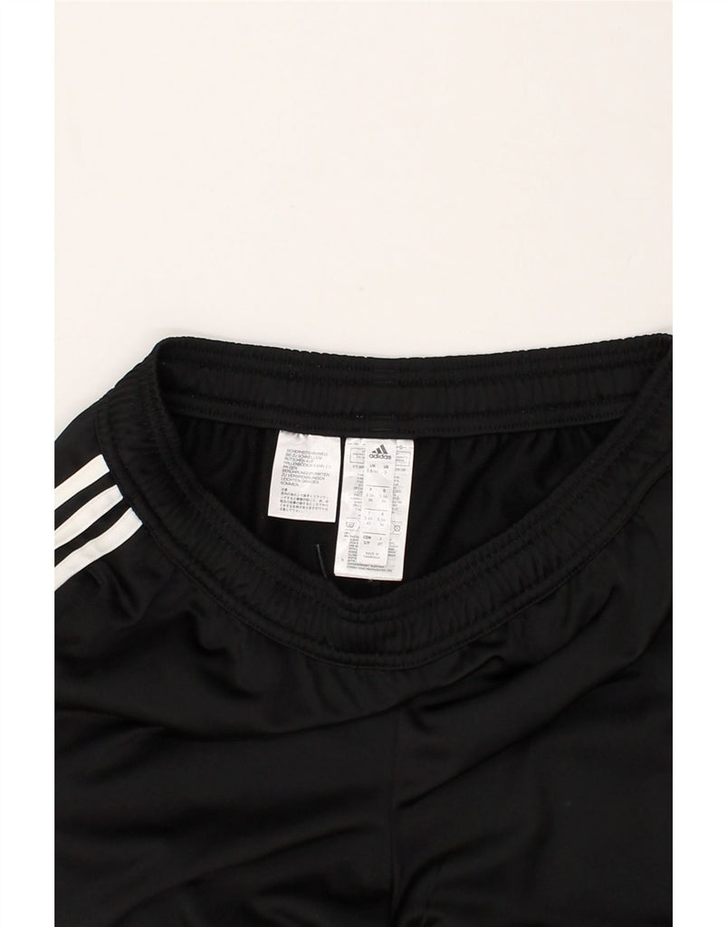 ADIDAS Womens Tracksuit Trousers UK 8/10 Small Black Polyester | Vintage Adidas | Thrift | Second-Hand Adidas | Used Clothing | Messina Hembry 