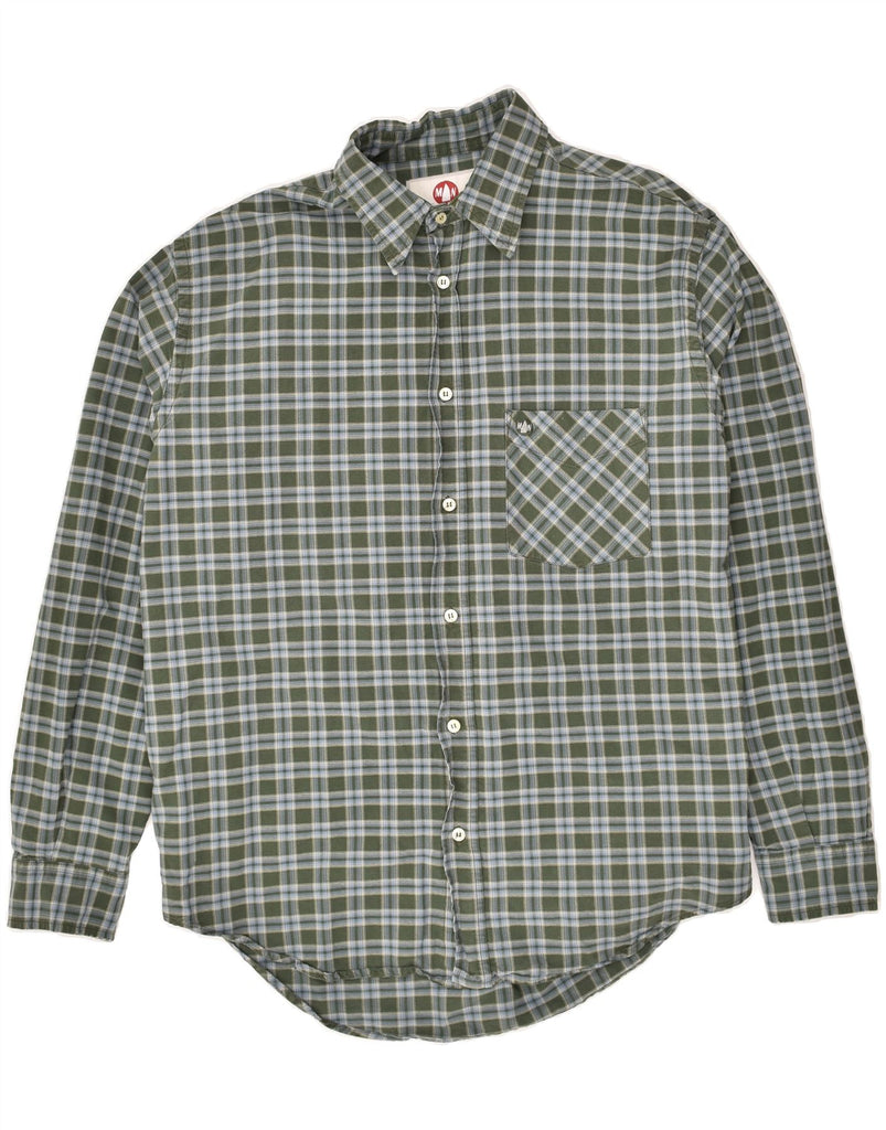 MURPHY & NYE Mens Shirt XL Green Check Cotton | Vintage Murphy & Nye | Thrift | Second-Hand Murphy & Nye | Used Clothing | Messina Hembry 