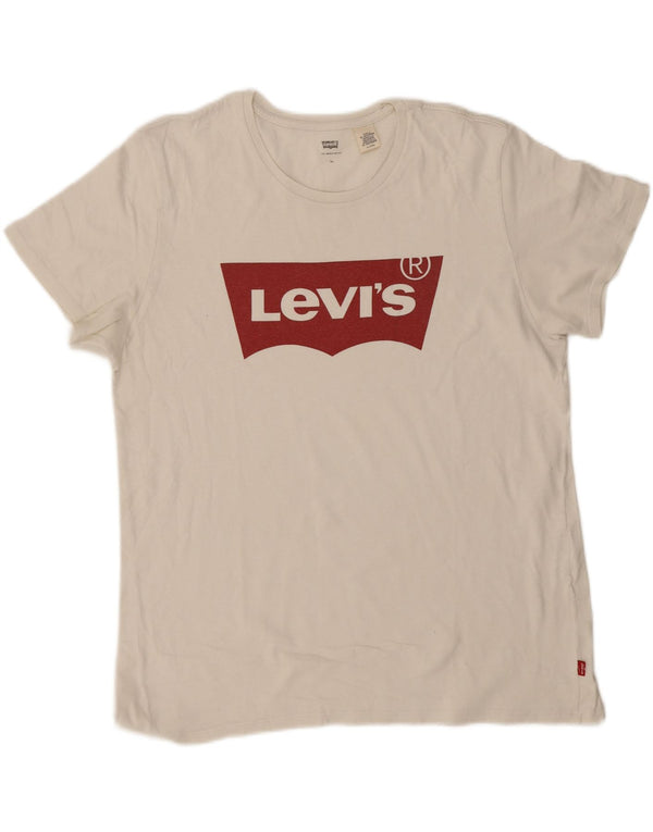 Levi's Mens Graphic T-Shirt Top XL White