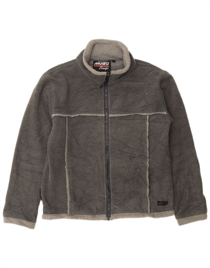 Musto Mens Fleece Jacket UK 40 Large Grey