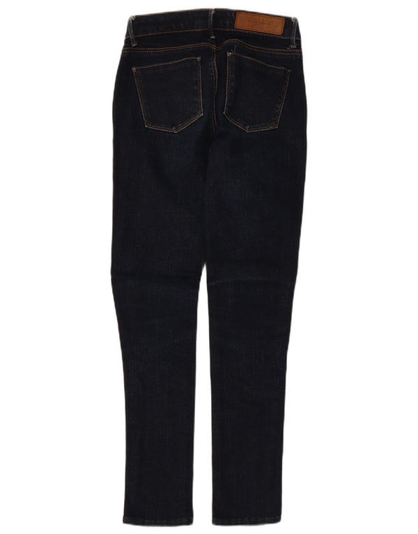 Zara Womens Skinny Jeans EU 34 2XS W24 L27 Navy Blue Cotton