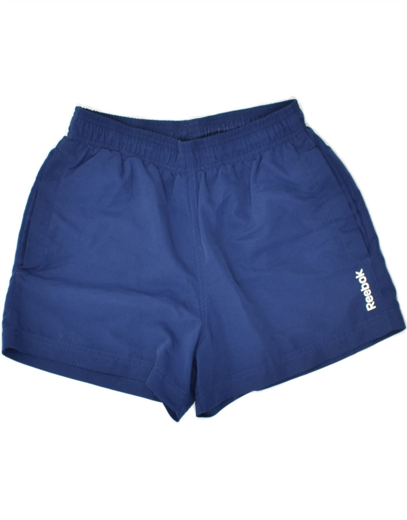 REEBOK Mens Sport Shorts Small Blue | Vintage Reebok | Thrift | Second-Hand Reebok | Used Clothing | Messina Hembry 