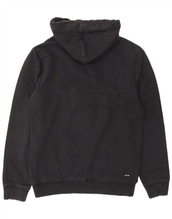 NAPAPIJRI Mens Geographic Graphic Hoodie Jumper Small Black