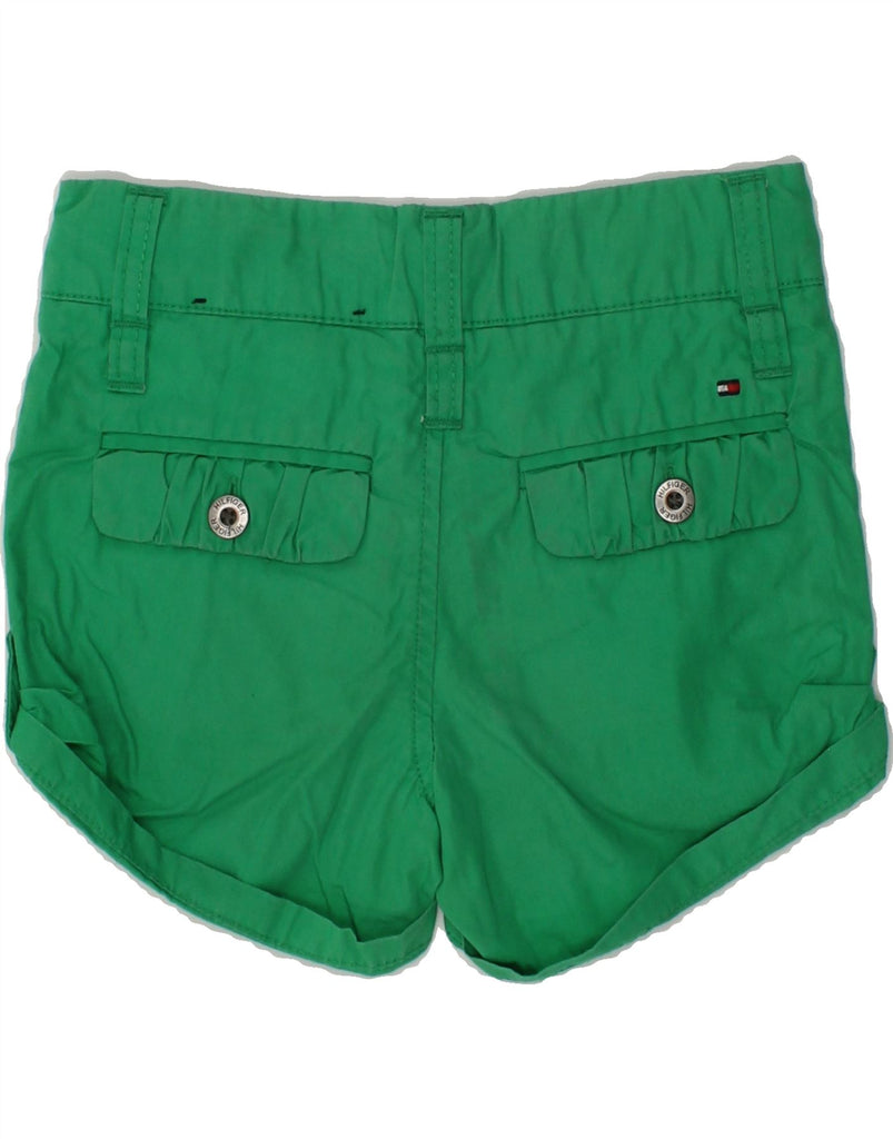 TOMMY HILFIGER Girls Casual Shorts 2-3 Years W20 Green Cotton | Vintage Tommy Hilfiger | Thrift | Second-Hand Tommy Hilfiger | Used Clothing | Messina Hembry 