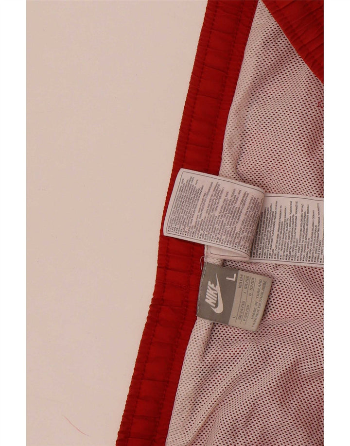 Nike Mens Sport Shorts Large Red Polyester