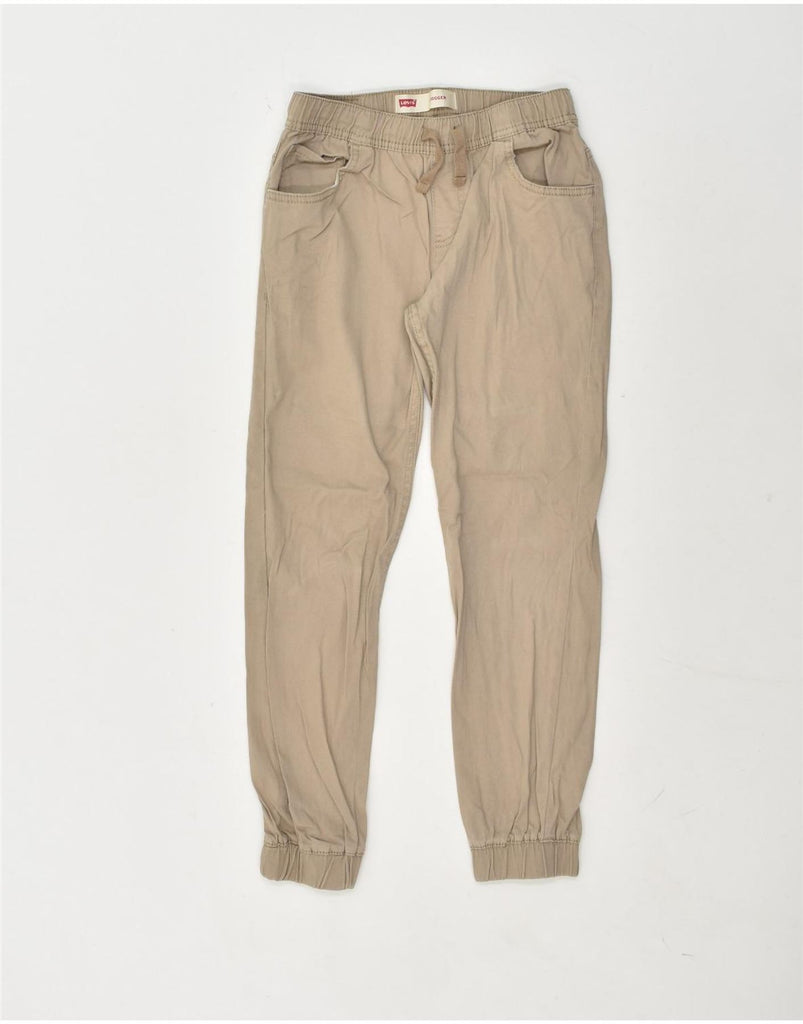 LEVI'S Girls Joggers Trousers 11-12 Years W26 L24  Beige Cotton | Vintage Levi's | Thrift | Second-Hand Levi's | Used Clothing | Messina Hembry 