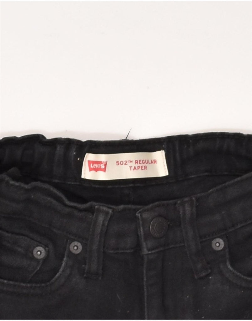 LEVI'S Boys 502 Regular Tapered Jeans 9-10 Years W25 L25  Black Cotton | Vintage Levi's | Thrift | Second-Hand Levi's | Used Clothing | Messina Hembry 