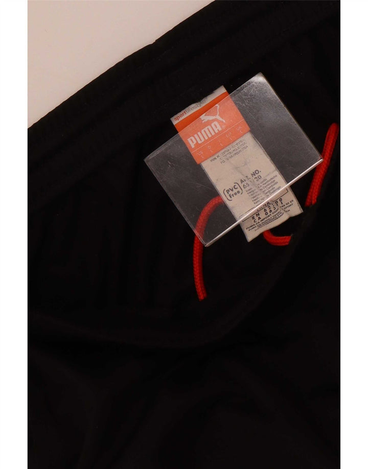 Puma Mens Tracksuit Trousers Joggers Large Black Polyester
