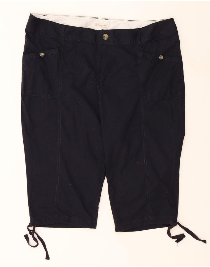 DOCKERS Womens Bermuda Shorts US 18 2XL W38  Navy Blue Cotton Vintage Dockers and Second-Hand Dockers from Messina Hembry 