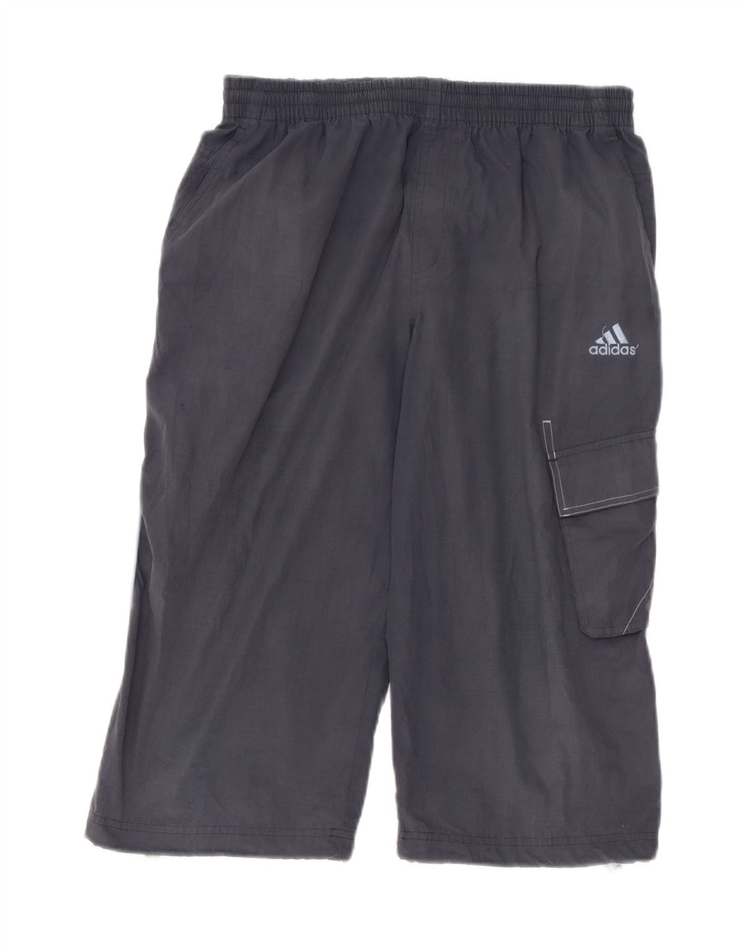 Adidas Mens Bermuda Sport Shorts Small  Navy Blue Polyester