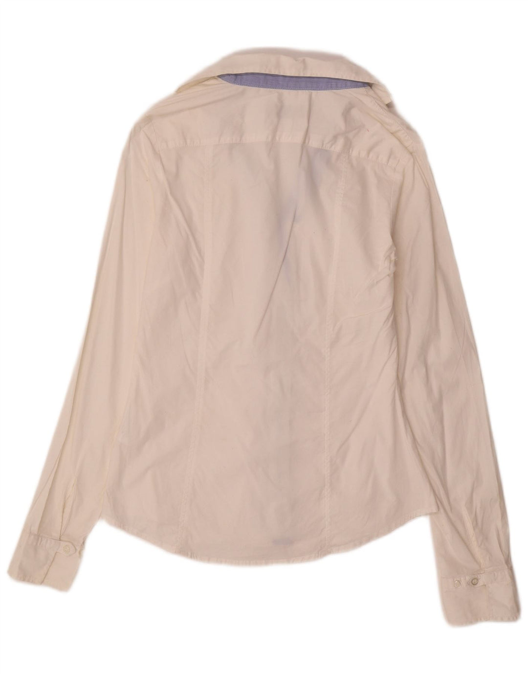 Dack's Womens Shirt UK 12 Medium White Cotton