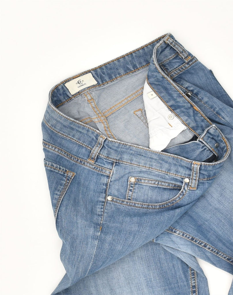 CERRUTI 1881 Womens Straight Jeans W31 L25  Blue Cotton | Vintage Cerruti 1881 | Thrift | Second-Hand Cerruti 1881 | Used Clothing | Messina Hembry 