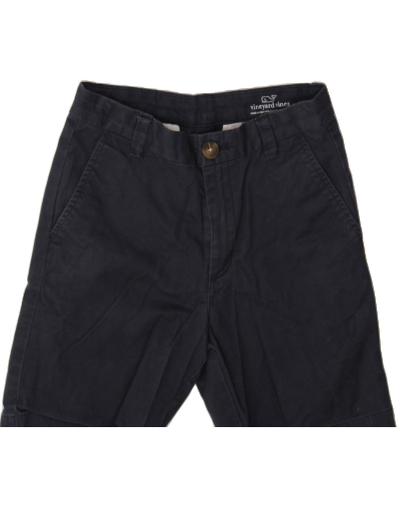 VINEYARD VINES Boys Chino Shorts 7-8 Years W24  Navy Blue Cotton Vintage Vineyard Vines and Second-Hand Vineyard Vines from Messina Hembry 