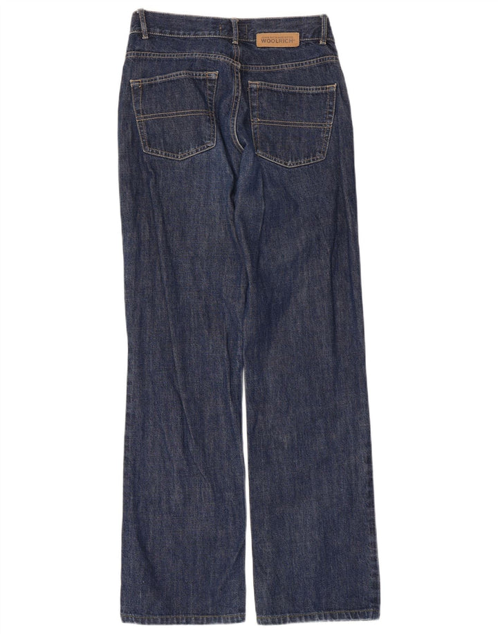 Woolrich Mens Straight Jeans W30 L29 Blue Cotton