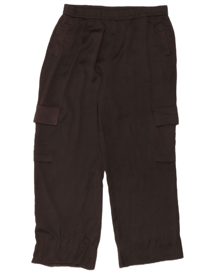 Zara Womens Cargo Tracksuit Trousers UK 18 XL  Black