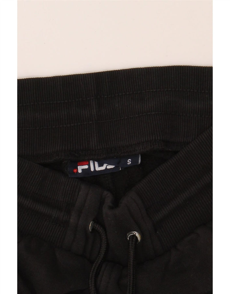 FILA Mens Tracksuit Trousers Joggers Small Black Vintage Fila and Second-Hand Fila from Messina Hembry 