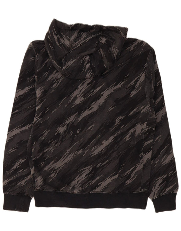 Nike Mens Hoodie Jumper XS Grey Camouflage Cotton