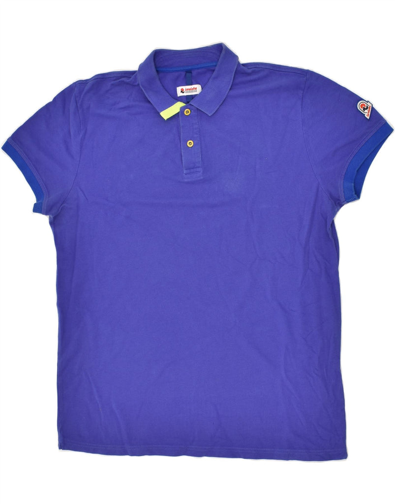 INVICTA Mens Polo Shirt XL Blue Cotton | Vintage Invicta | Thrift | Second-Hand Invicta | Used Clothing | Messina Hembry 