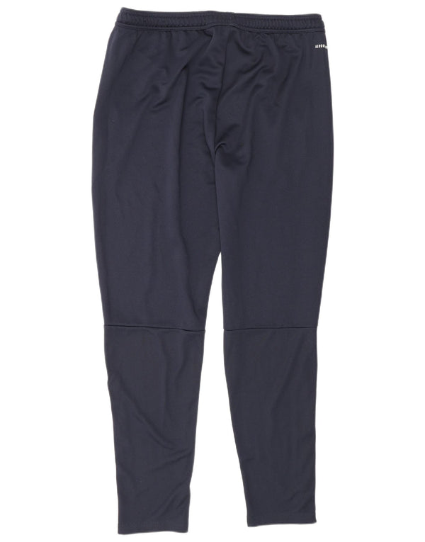 Adidas Mens Tracksuit Trousers UK 48/50 XL Navy Blue Polyester Sports
