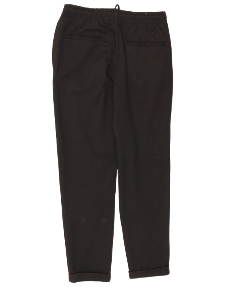 Zara Mens Casual Trousers Small W30 L27 Black
