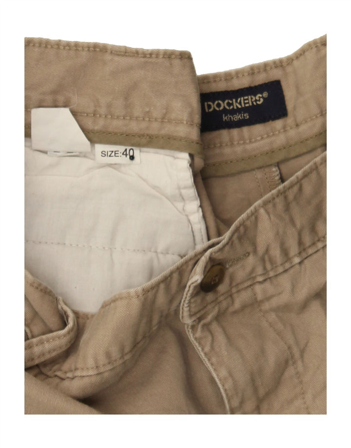 DOCKERS Mens Chino Shorts W40 XL Beige Cotton Vintage Dockers and Second-Hand Dockers from Messina Hembry 