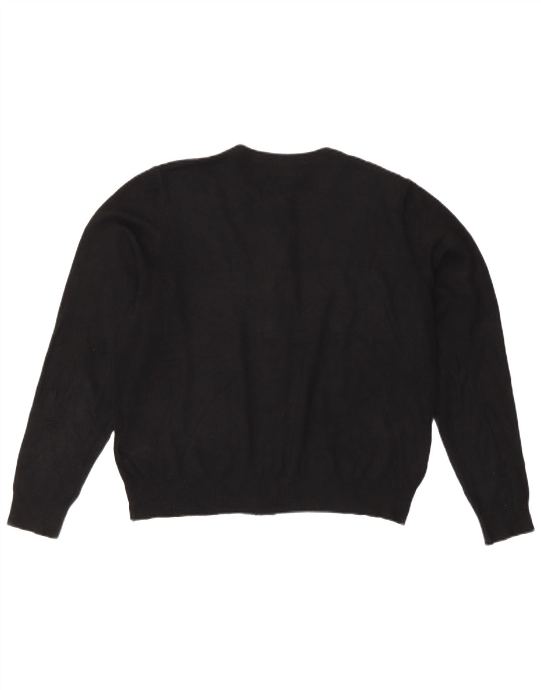 Marks & Spencer Womens Cardigan Sweater UK 16 Large Black Viscose