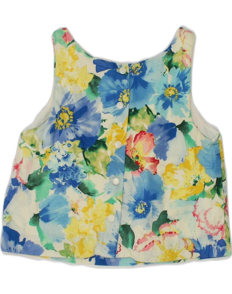 POLO RALPH LAUREN Girls Sleeveless Crop Top 9-10 Years Multicoloured | Vintage Polo Ralph Lauren | Thrift | Second-Hand Polo Ralph Lauren | Used Clothing | Messina Hembry 