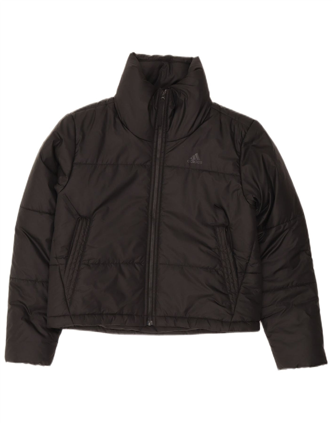 Adidas Womens Crop Padded Jacket UK 4/6 XS Black