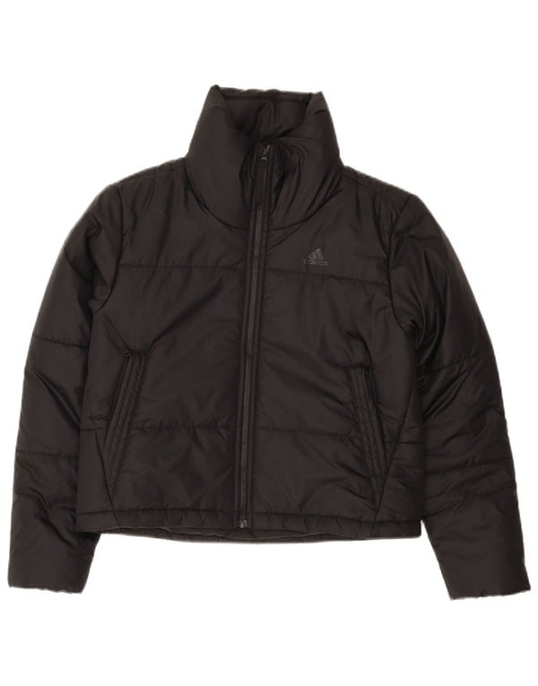 Adidas Womens Crop Padded Jacket UK 4/6 XS Black